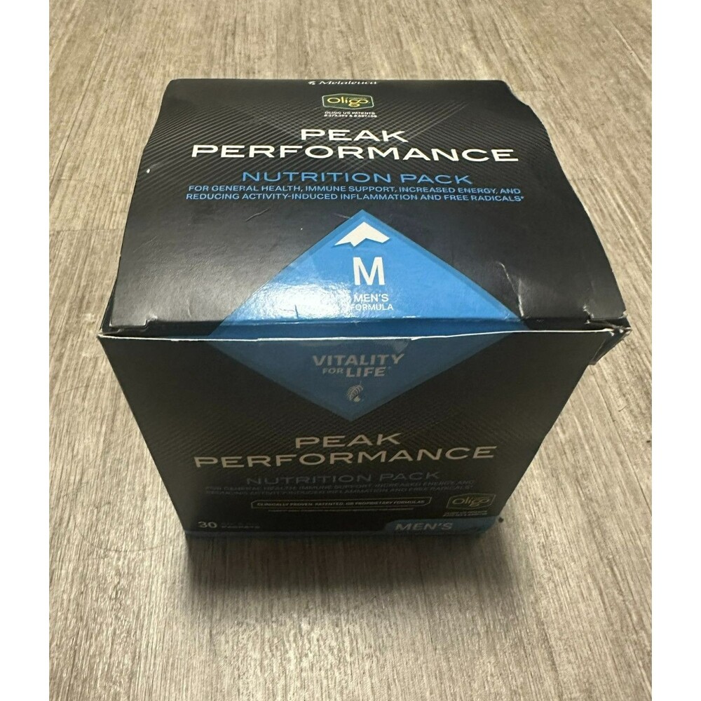 Melaleuca Peak Performance Nutrition For Men 30 AM & PM Packs EXP 06/2027